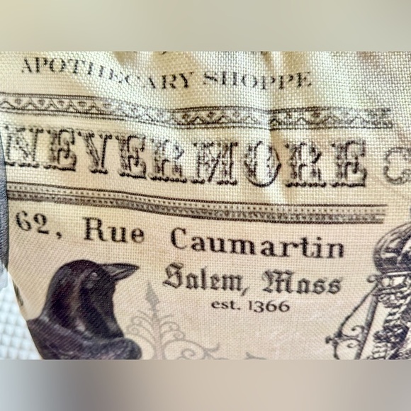 New Rustic Halloween Crow Raven Pumpkin Lantern Decorative Toss Pillow 17” x 17” - Picture 4 of 12